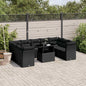 10 Piece Garden Sofa Set With Cushions Poly Rattan