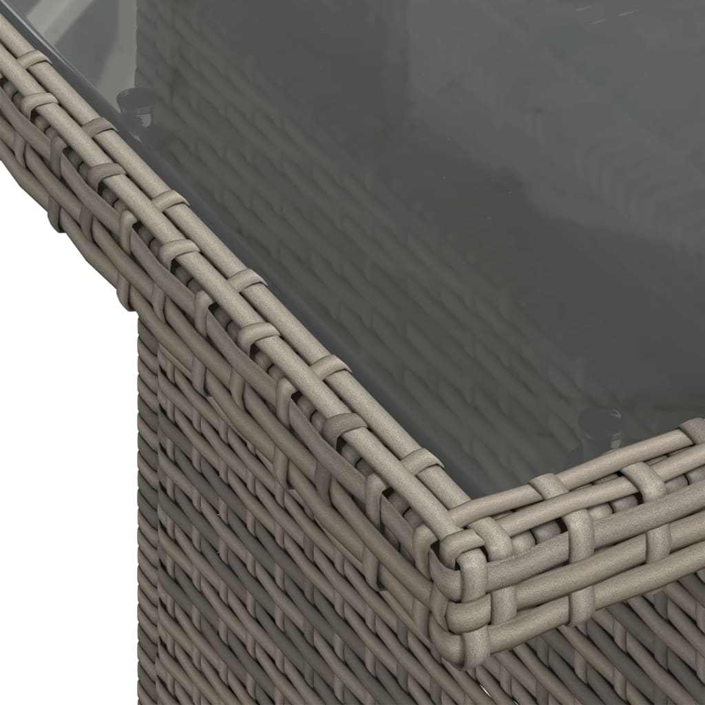 6 Piece Garden Sofa Set With Cushions Poly Rattan