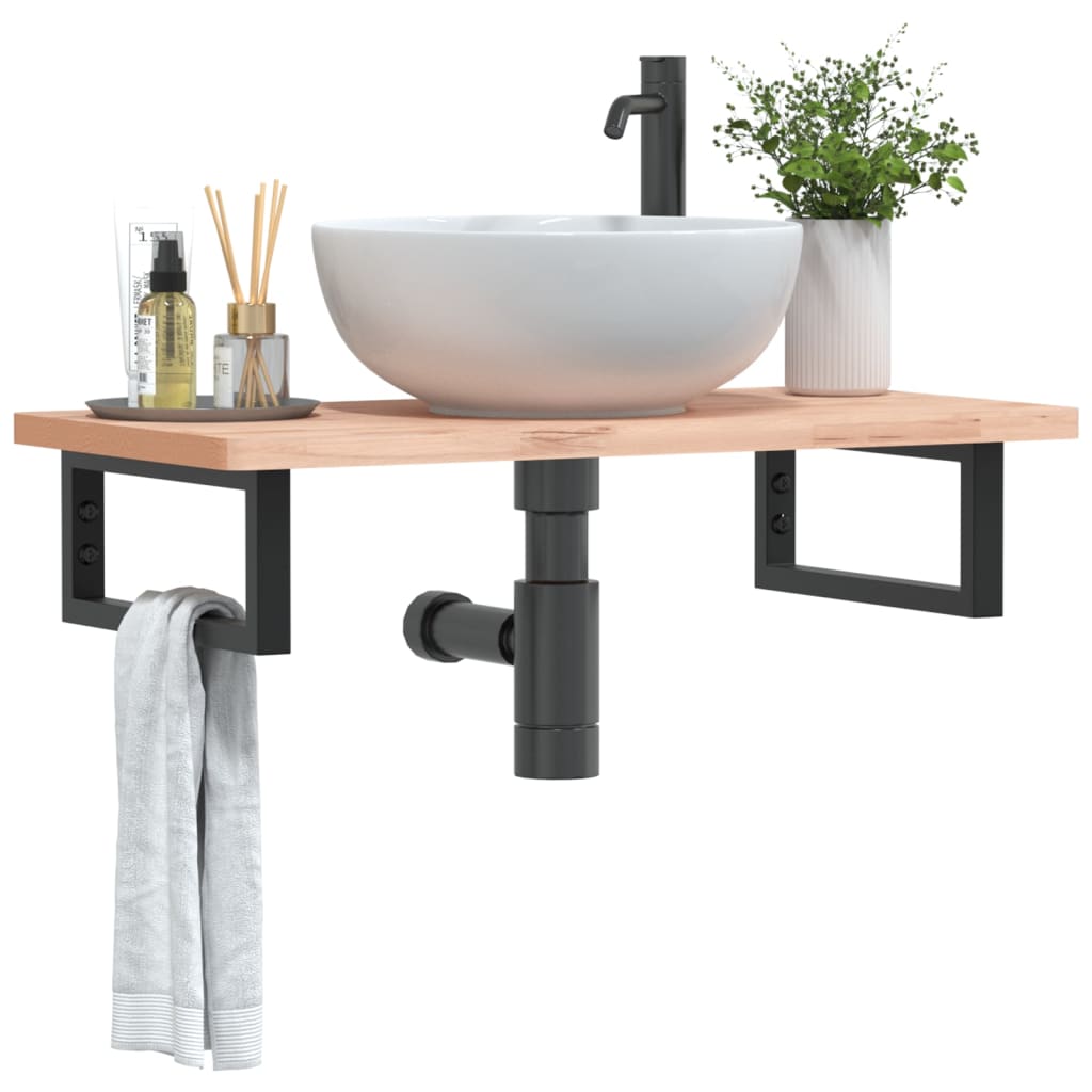 Shelf Brackets For Washbasin 2 Pcs Steel