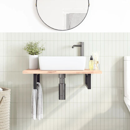 Shelf Brackets For Washbasin 2 Pcs Steel