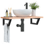 Shelf Brackets For Washbasin 2 Pcs Steel