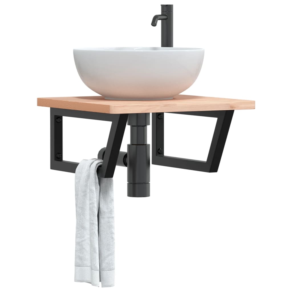 Shelf Brackets For Washbasin 2 Pcs Steel