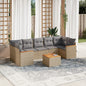 8 Piece Garden Sofa Set With Cushions Poly Rattan