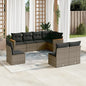 8 Piece Garden Sofa Set With Cushions Poly Rattan