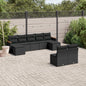 10 Piece Garden Sofa Set With Cushions Poly Rattan