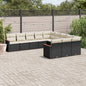 12 Piece Garden Sofa Set With Cushions Poly Rattan