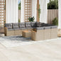 12 Piece Garden Sofa Set With Cushions Poly Rattan