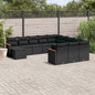 12 Piece Garden Sofa Set With Cushions Poly Rattan