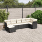 8 Piece Garden Sofa Set With Cushions Poly Rattan