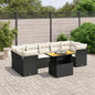 8 Piece Garden Sofa Set With Cushions Grey Poly Rattan