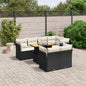 8 Piece Garden Sofa Set With Cushions Grey Poly Rattan