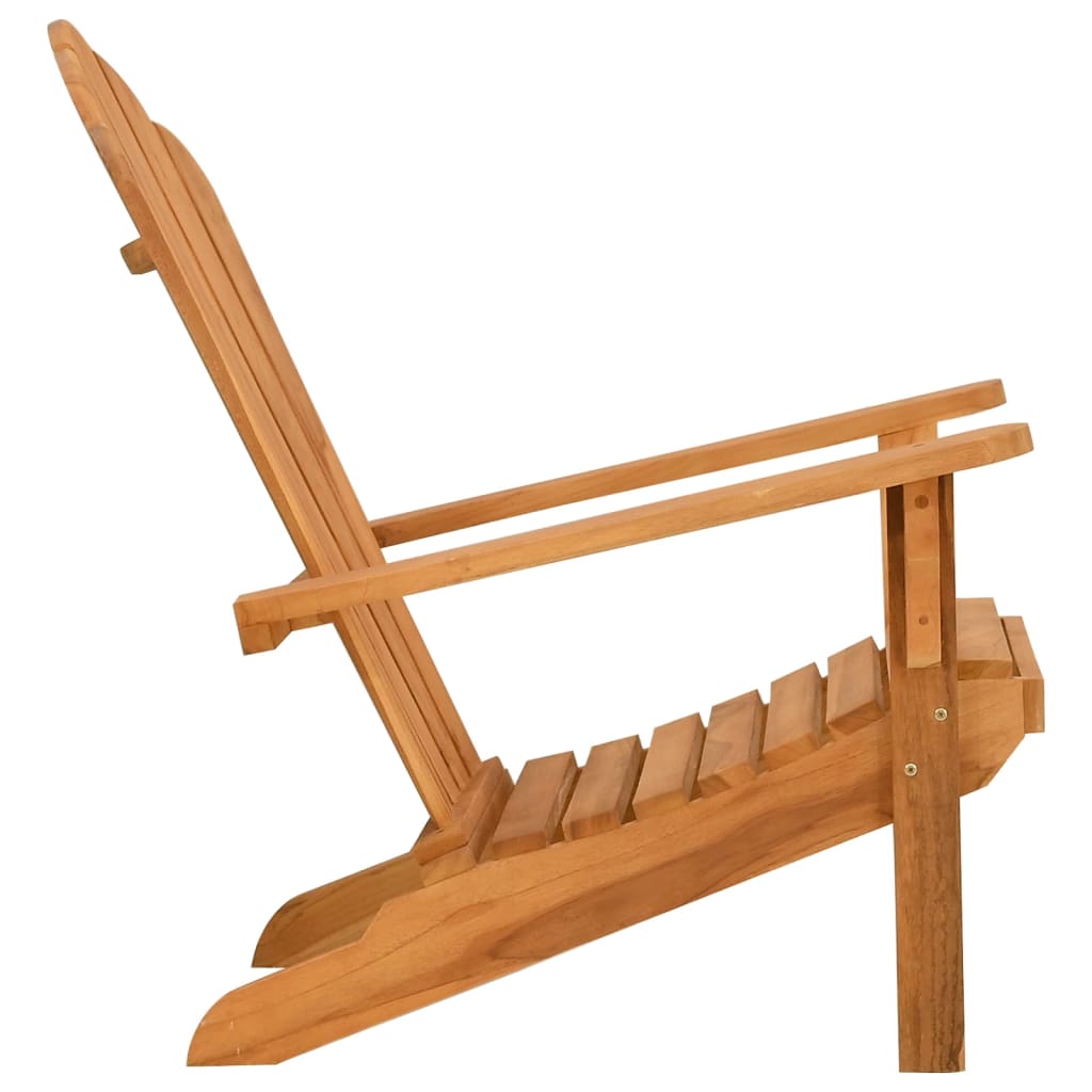 Garden Adirondack Chair 77X78X95 Cm Solid Wood Teak