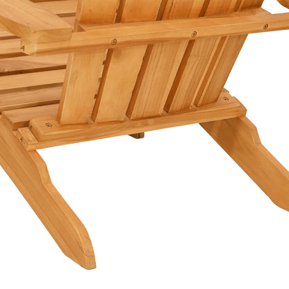 Garden Adirondack Chair 77X78X95 Cm Solid Wood Teak