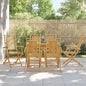 Folding Garden Chairs 4 Pcs 53X66X99 Cm Bamboo