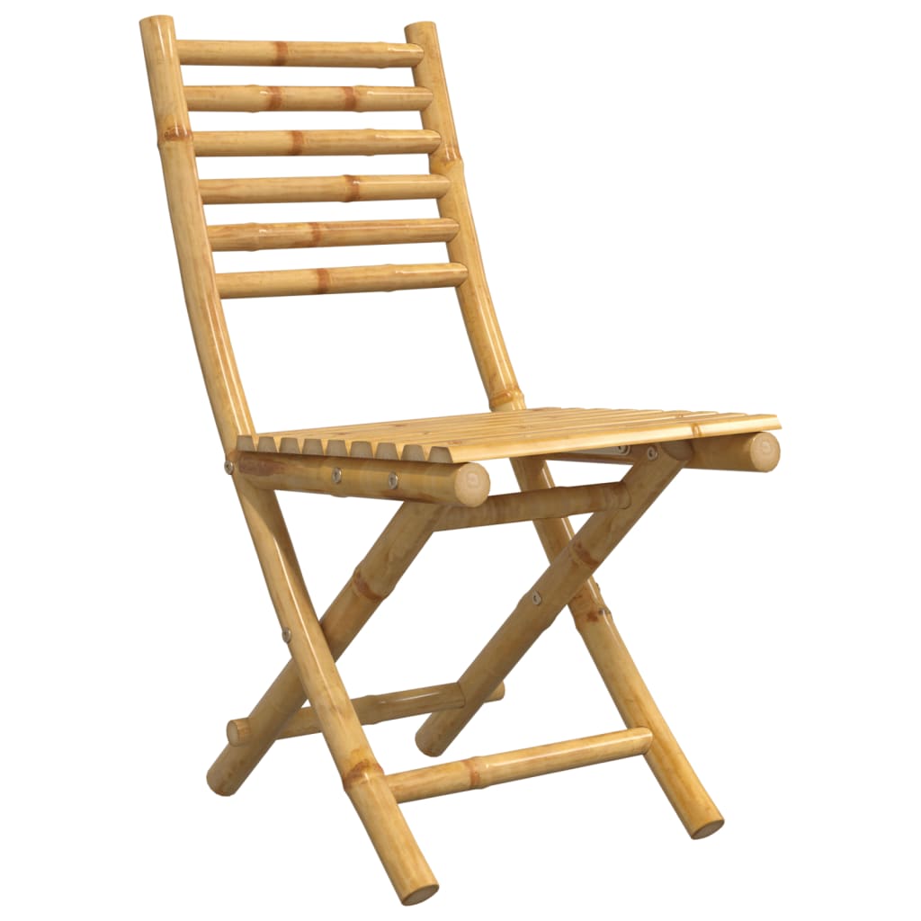Folding Garden Chairs 8 Pcs 43X54X88 Cm Bamboo