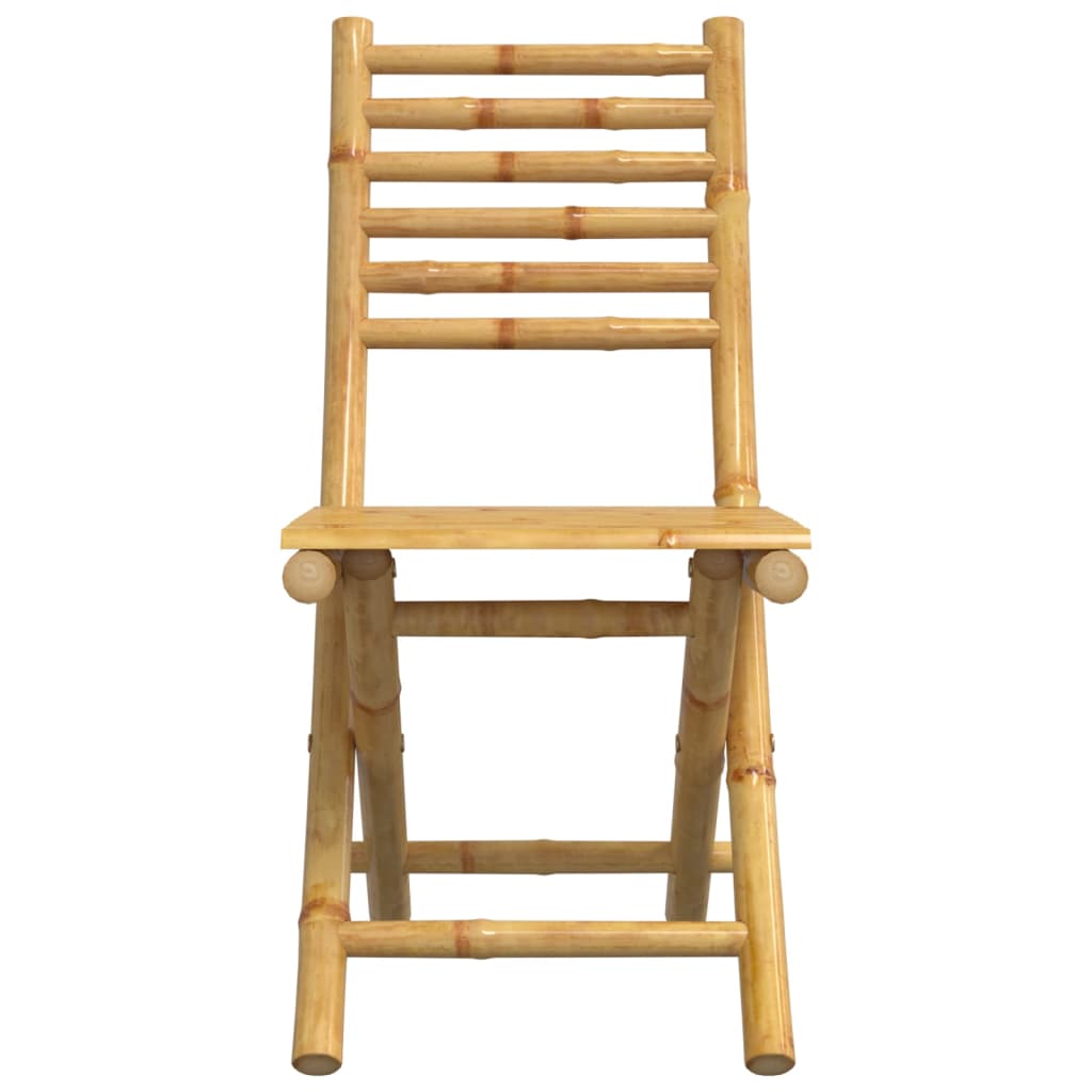 Folding Garden Chairs 8 Pcs 43X54X88 Cm Bamboo