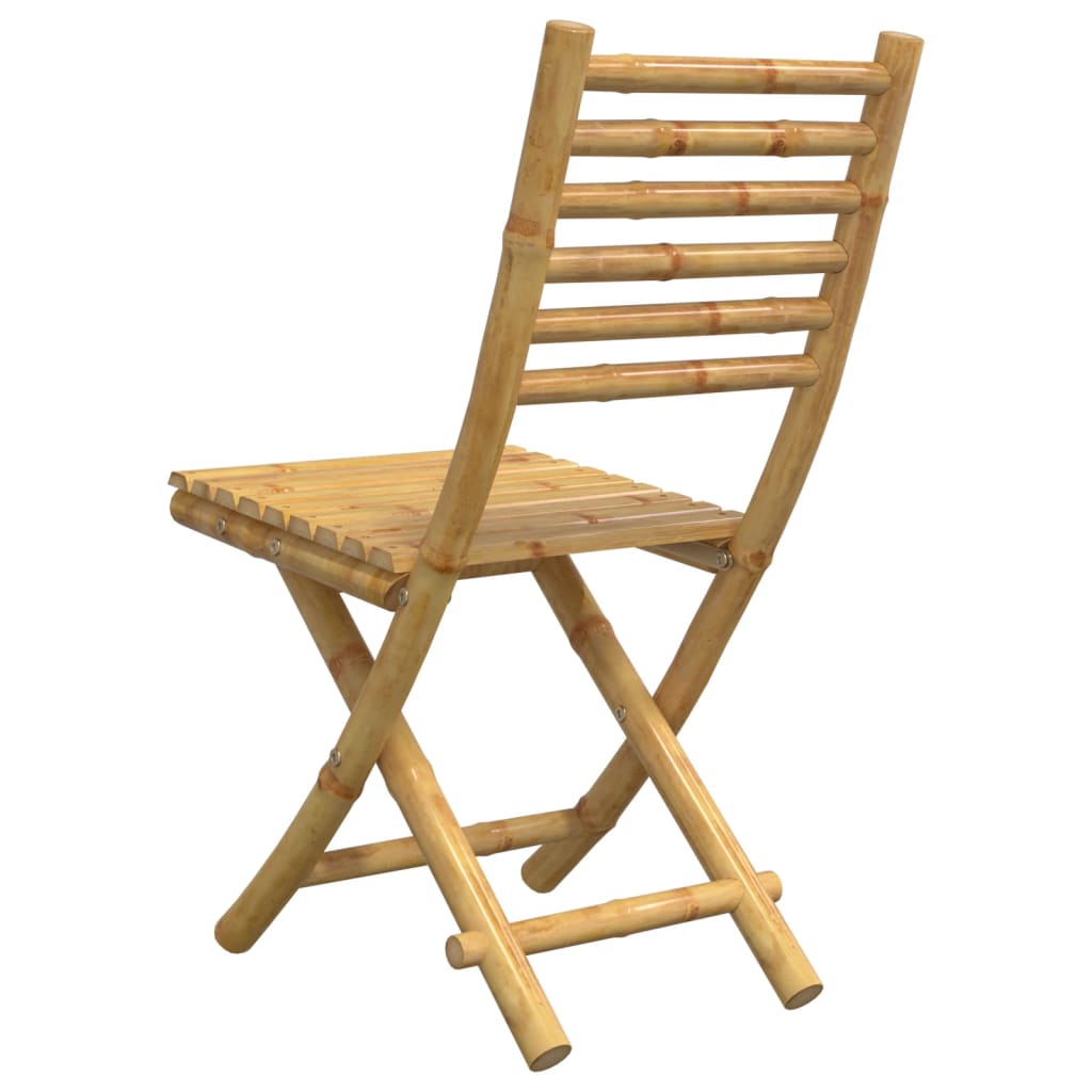 Folding Garden Chairs 8 Pcs 43X54X88 Cm Bamboo