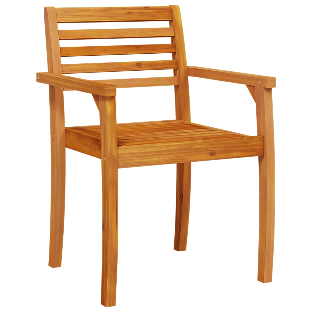 Garden Chairs 4 Pcs 59X55X85 Cm Solid Wood Acacia