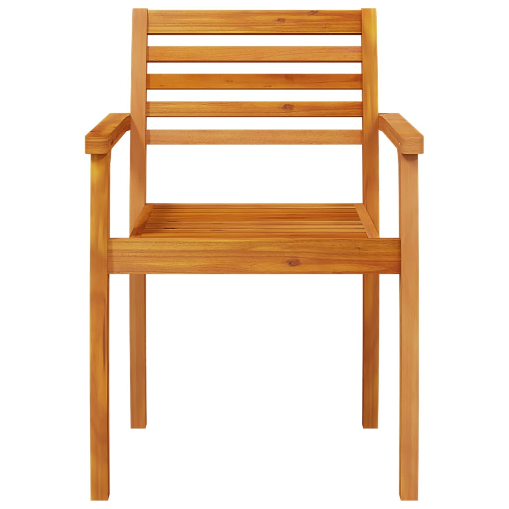 Garden Chairs 4 Pcs 59X55X85 Cm Solid Wood Acacia