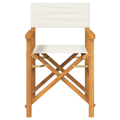 Folding Director's Chair Solid Wood Teak