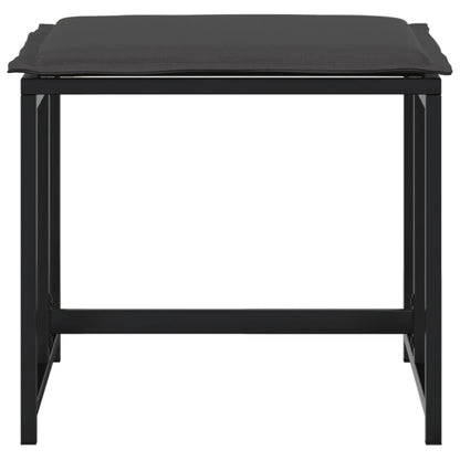 Garden Stools With Cushions 4 Pcs