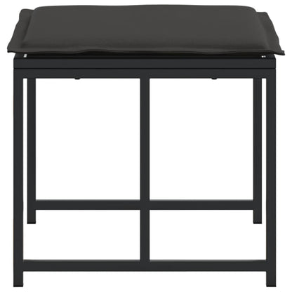 Garden Stools With Cushions 4 Pcs