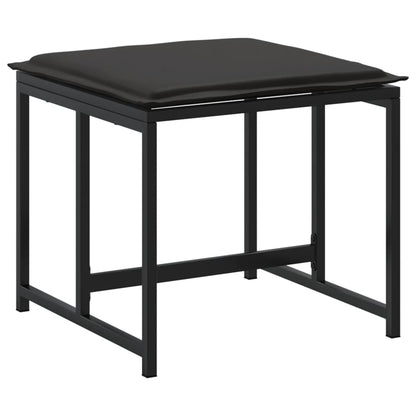 Garden Stools With Cushions 4 Pcs