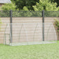 Rabbit Hutch Silver 600X105X120 Cm Galvanised Steel