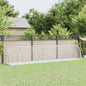 Rabbit Hutch Silver 600X105X120 Cm Galvanised Steel