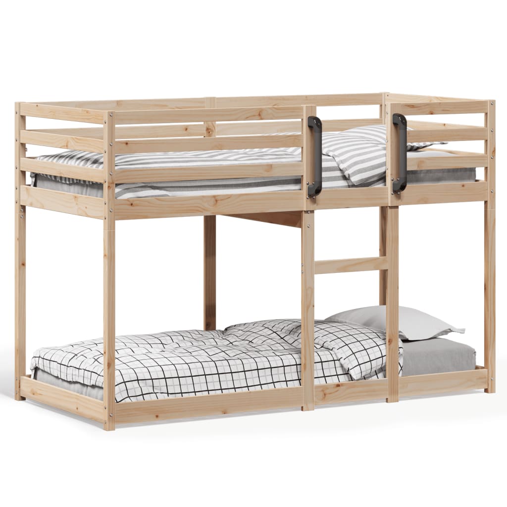 Bunk Bed Without Mattress 92X187 Cm Single Solid Wood Pine