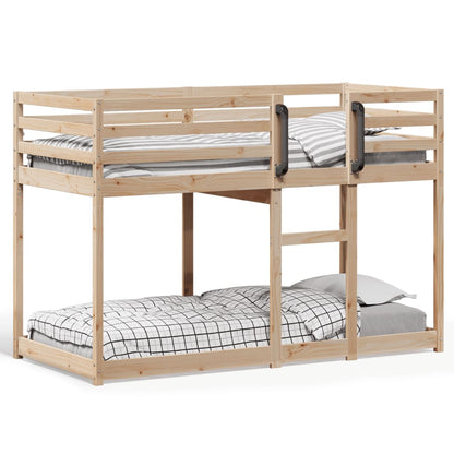 Bunk Bed Without Mattress 92X187 Cm Single Solid Wood Pine