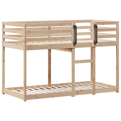 Bunk Bed Without Mattress 92X187 Cm Single Solid Wood Pine