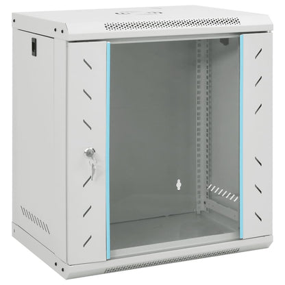 12U Wall Mounted Network Cabinet 19" Ip20