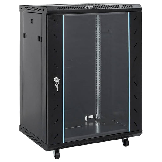 15U Network Cabinet With Swivel Feet 19" Ip20 60X45X86 Cm