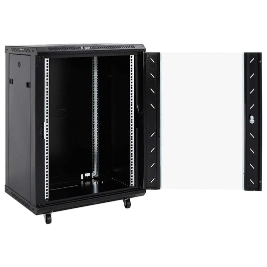 15U Network Cabinet With Swivel Feet 19" Ip20 60X45X86 Cm