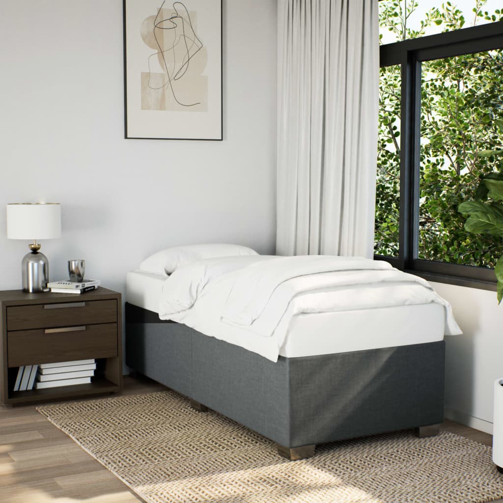 Bed Frame Without Mattress Double Fabric