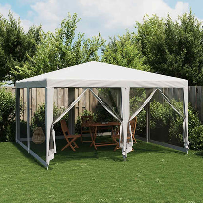 Party Tent With 12 Mesh Sidewalls Hdpe