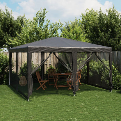 Party Tent With 12 Mesh Sidewalls Hdpe