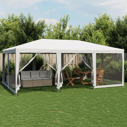 Party Tent With 12 Mesh Sidewalls Hdpe