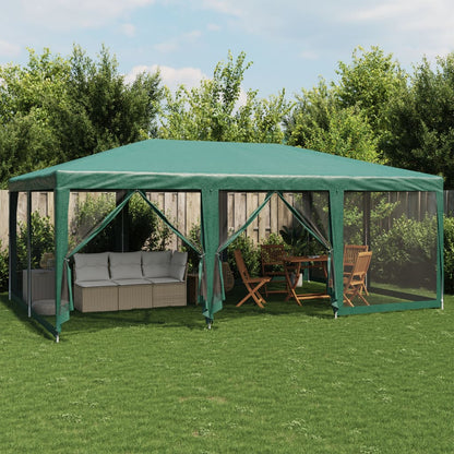 Party Tent With 12 Mesh Sidewalls Hdpe