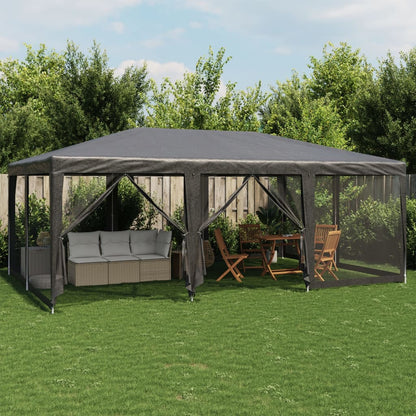 Party Tent With 12 Mesh Sidewalls Hdpe