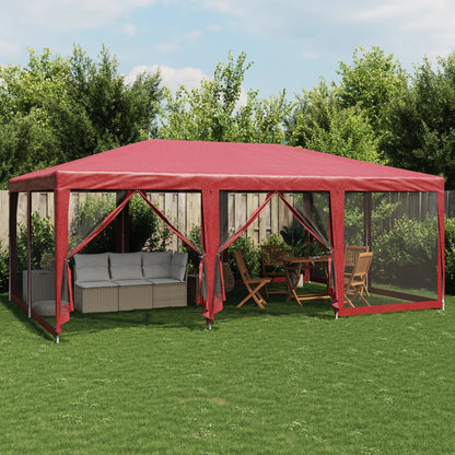 Party Tent With 12 Mesh Sidewalls Hdpe