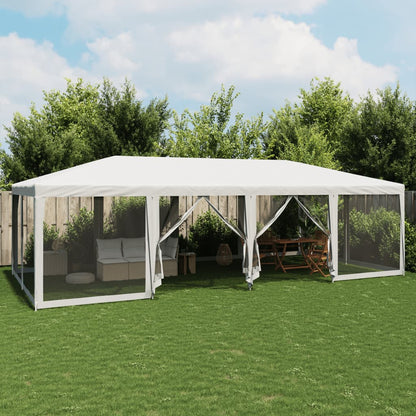 Party Tent With 12 Mesh Sidewalls Hdpe