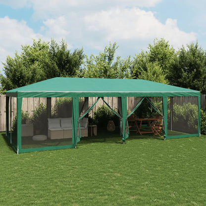Party Tent With 12 Mesh Sidewalls Hdpe