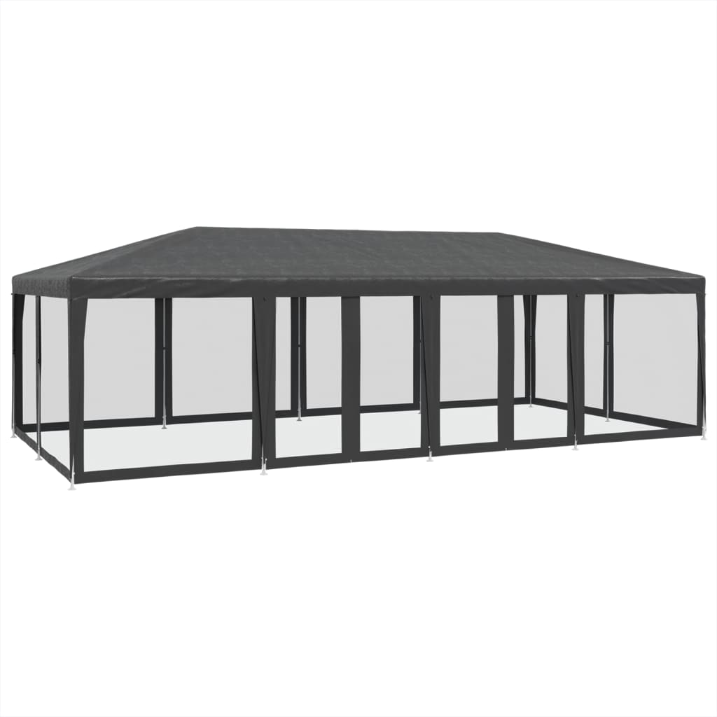 Party Tent With 12 Mesh Sidewalls Hdpe