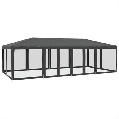 Party Tent With 12 Mesh Sidewalls Hdpe