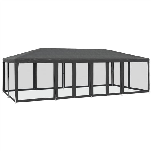 Party Tent With 12 Mesh Sidewalls Hdpe