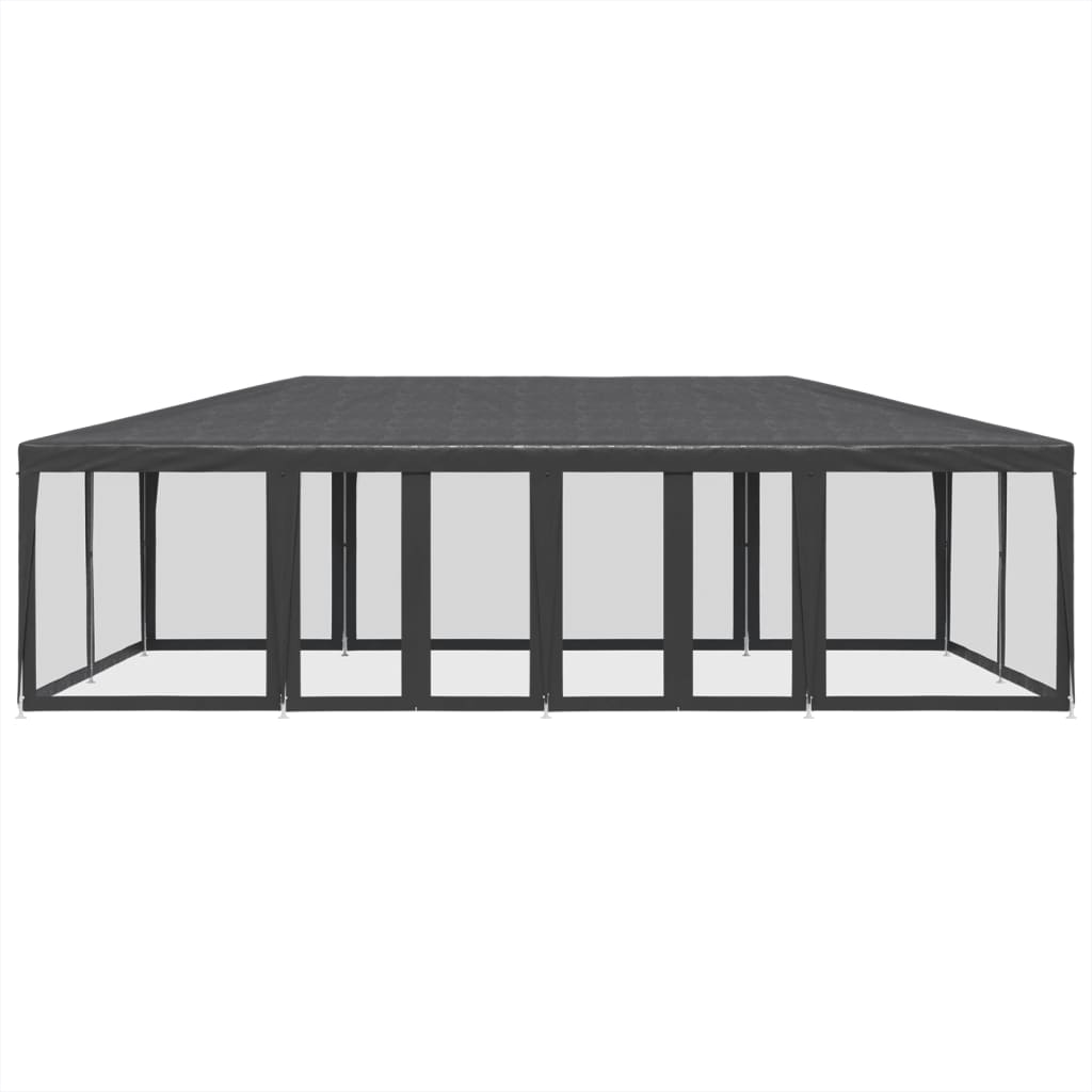 Party Tent With 12 Mesh Sidewalls Hdpe