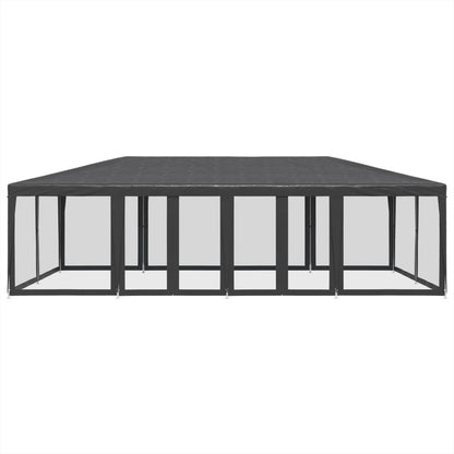 Party Tent With 12 Mesh Sidewalls Hdpe