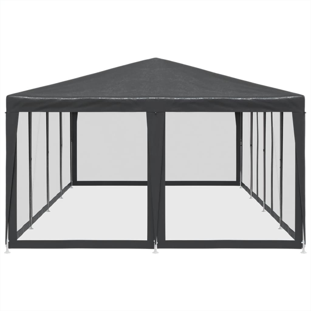 Party Tent With 12 Mesh Sidewalls Hdpe